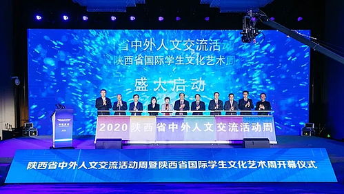 陕西省中外人文交流活动周暨陕西省国际学生文化艺术周开幕式在西咸新区沣东新城举行